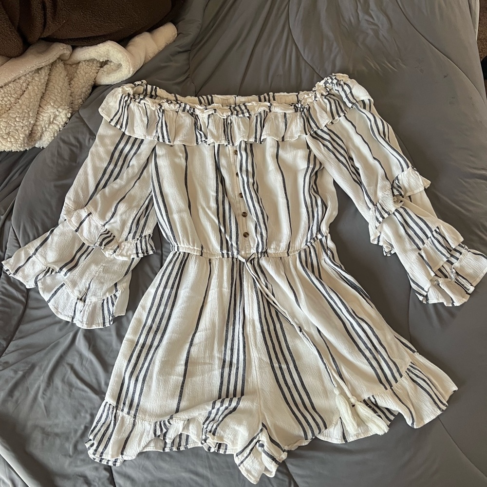 Off the Shoulder Romper